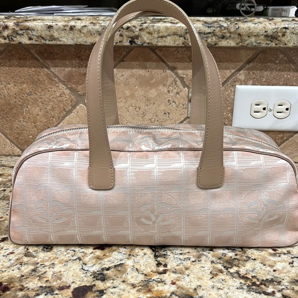 Chanel EUC Vintage Travel Line Boston Bag 100% Authentic 🥰